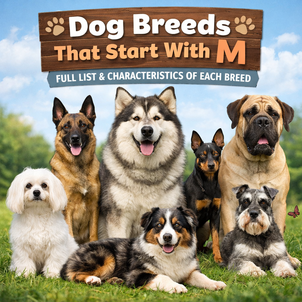 Dog Breeds That Start With M: Full List & Characteristics of Each Breed