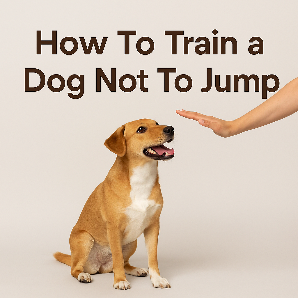How To Train a Dog Not To Jump