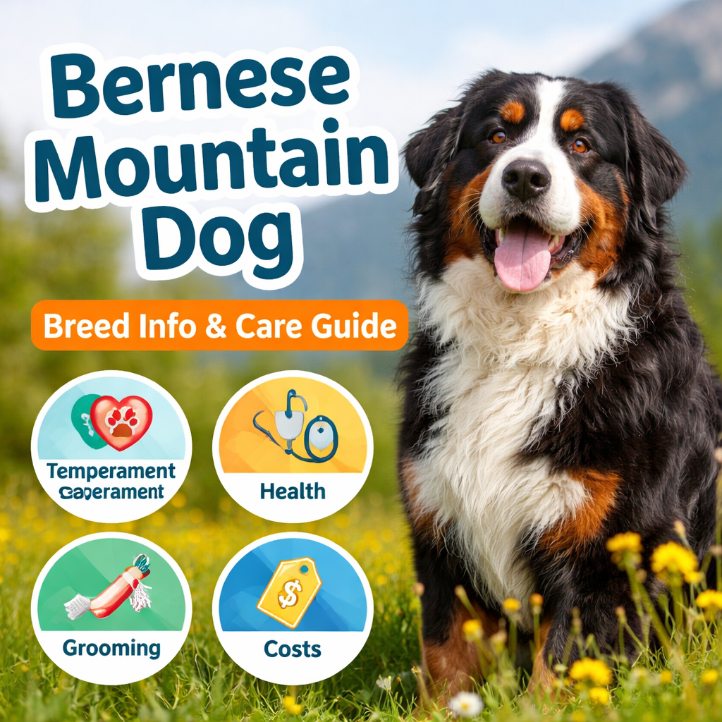Bernese Mountain Dog Dog Breed Information and Characteristics