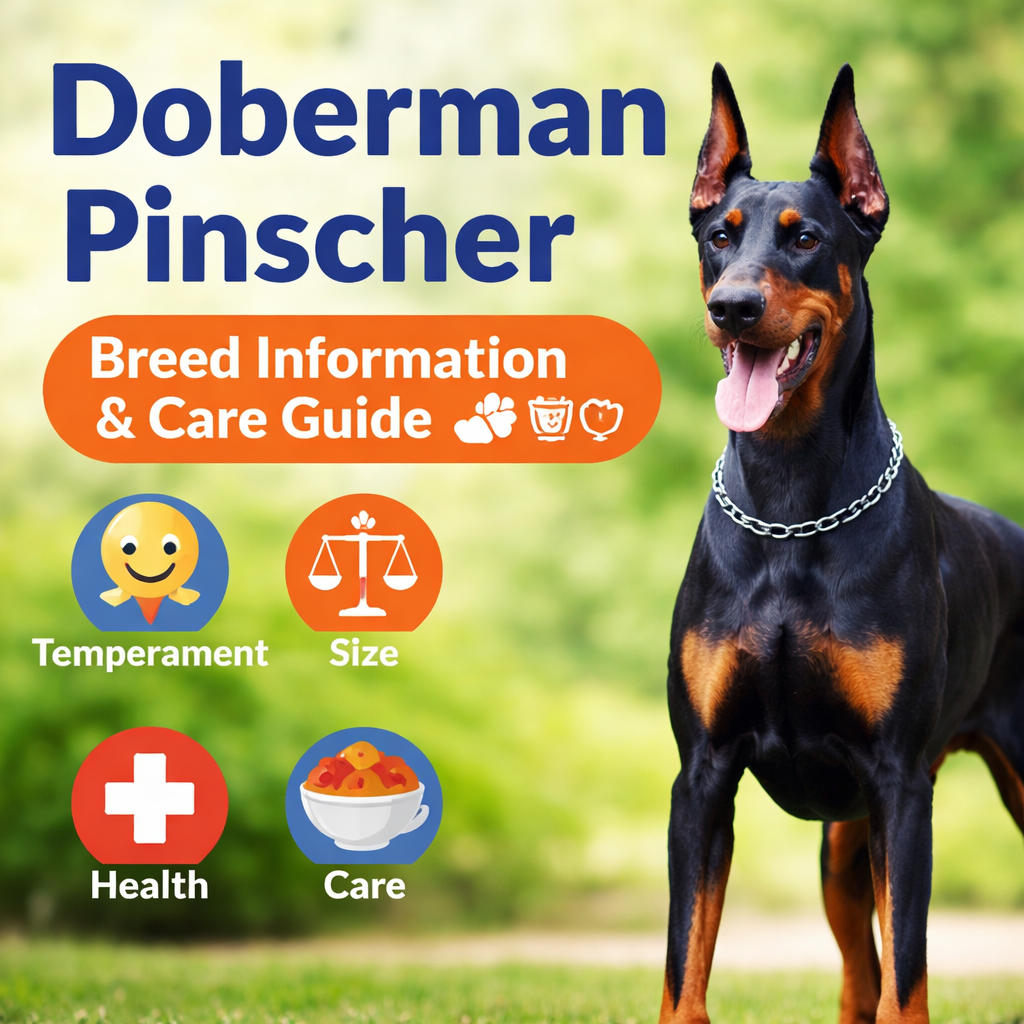 Doberman Pinscher Dog Breed: Traits, Care & Health Guide Doberman Pinscher Dog Breed: Traits, Care & Health Guide