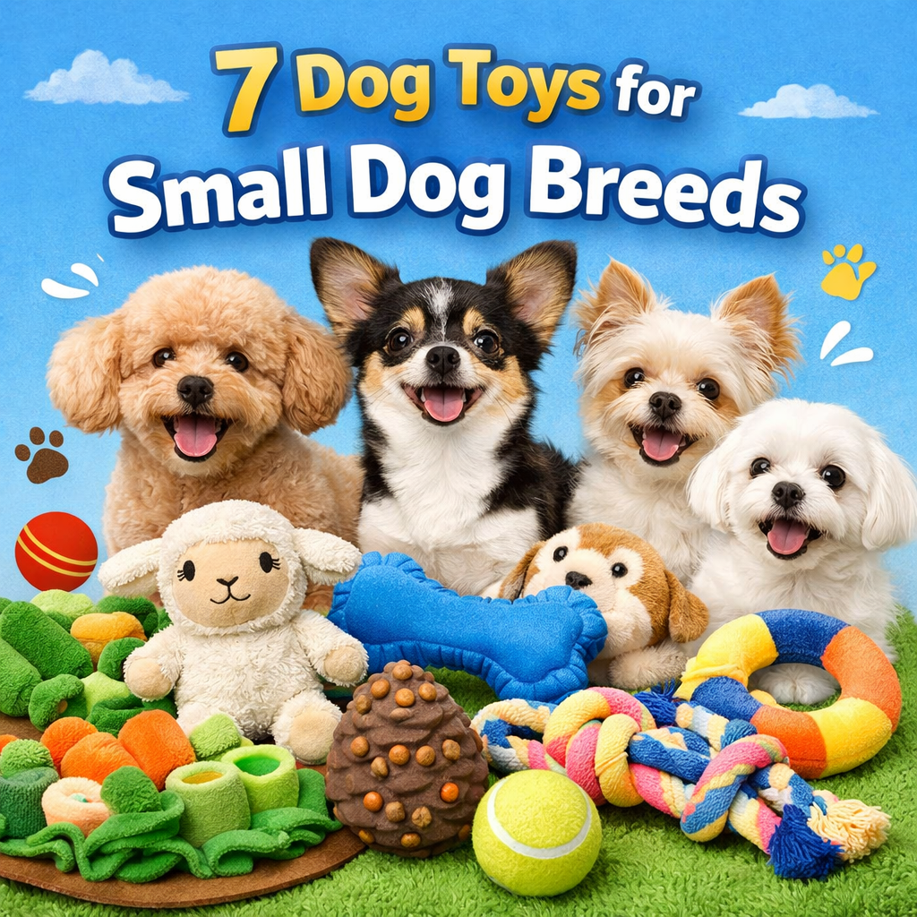 7 Dog Toys for Small Dog Breeds