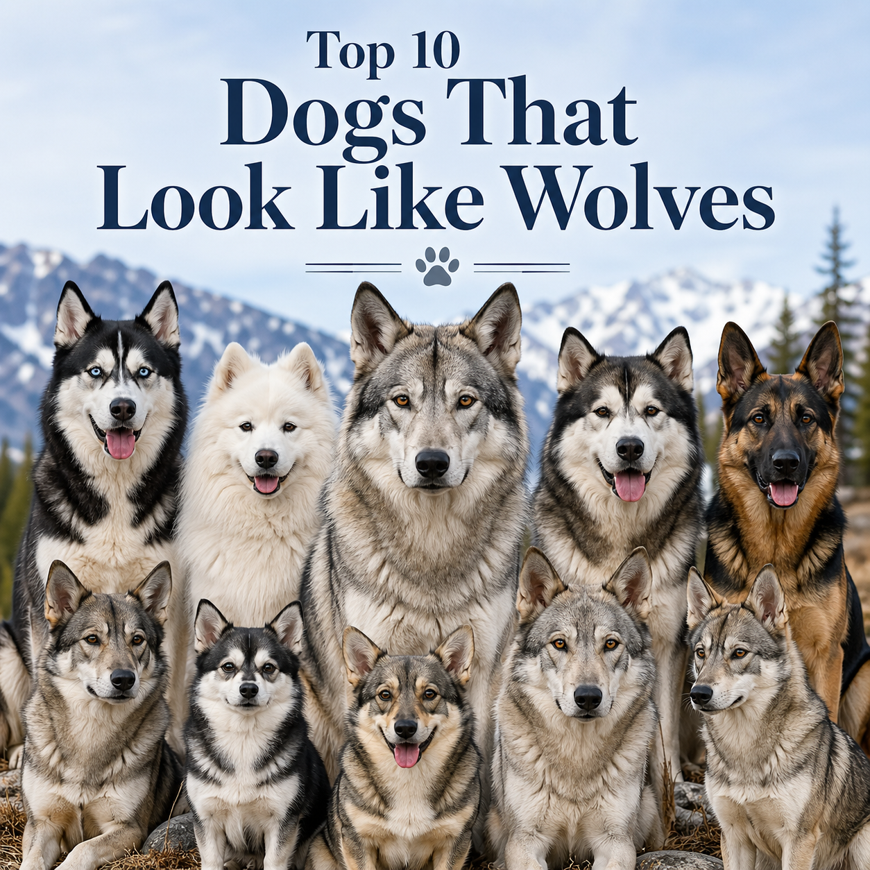 Top 10 Dogs That Look Like Wolves