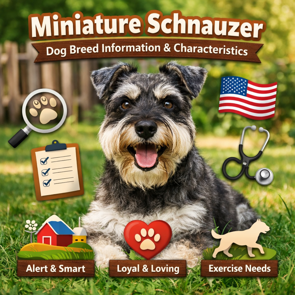 Miniature Schnauzer Dog Breed Information and Characteristics