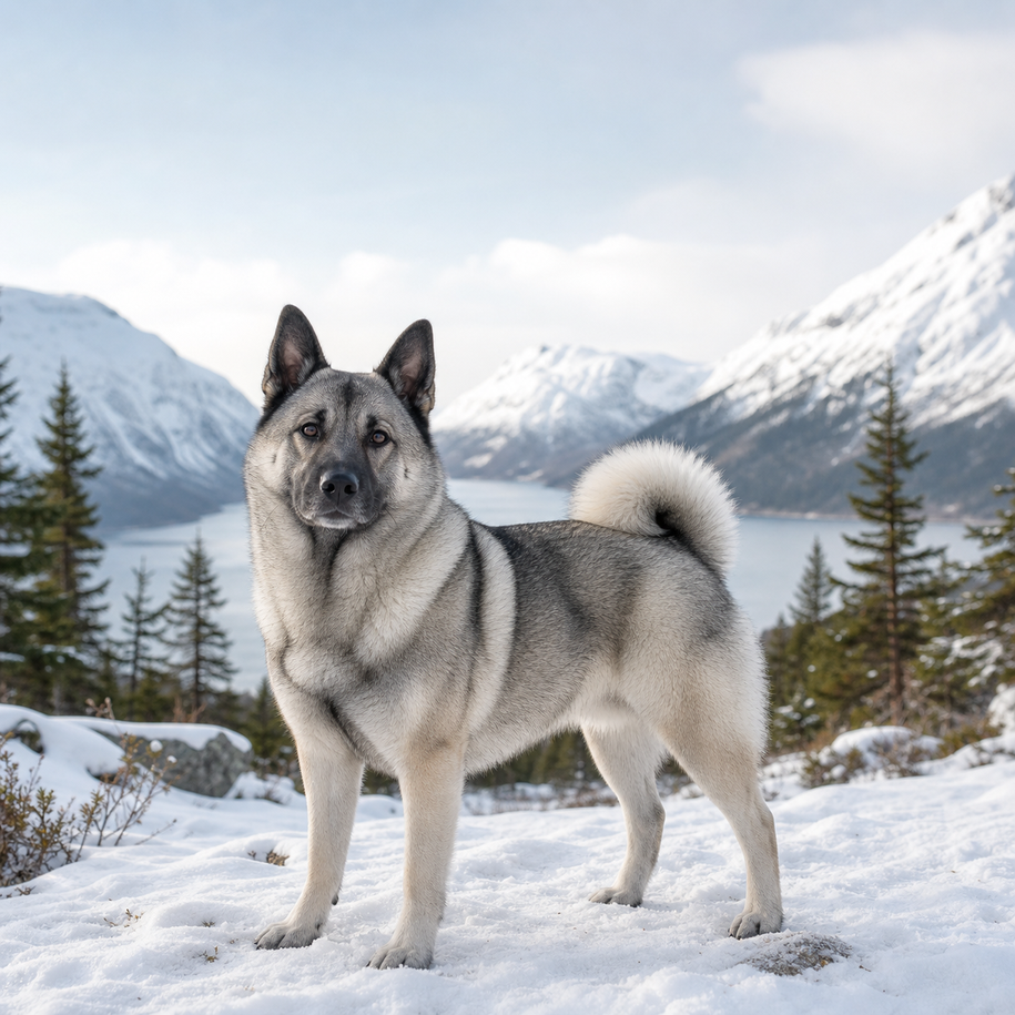 Norwegian Elkhound Dog Breed Information and Characteristics