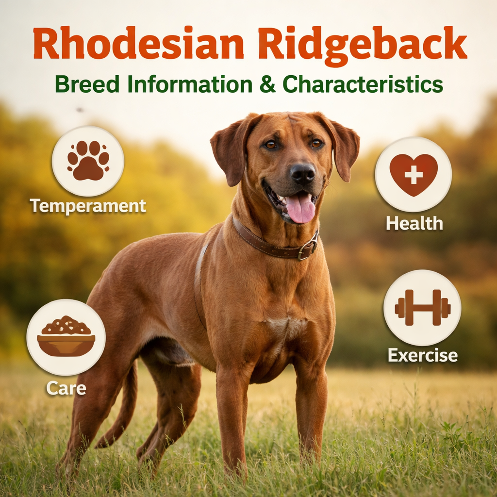 Rhodesian Ridgeback Dog Breed Information and Characteristics
