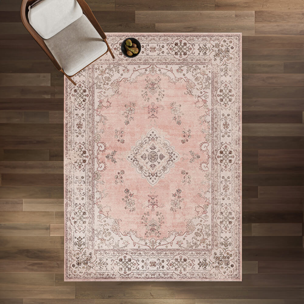 Alfombra casera de área impermeable de la zona de agua plegable persa y persa vintage