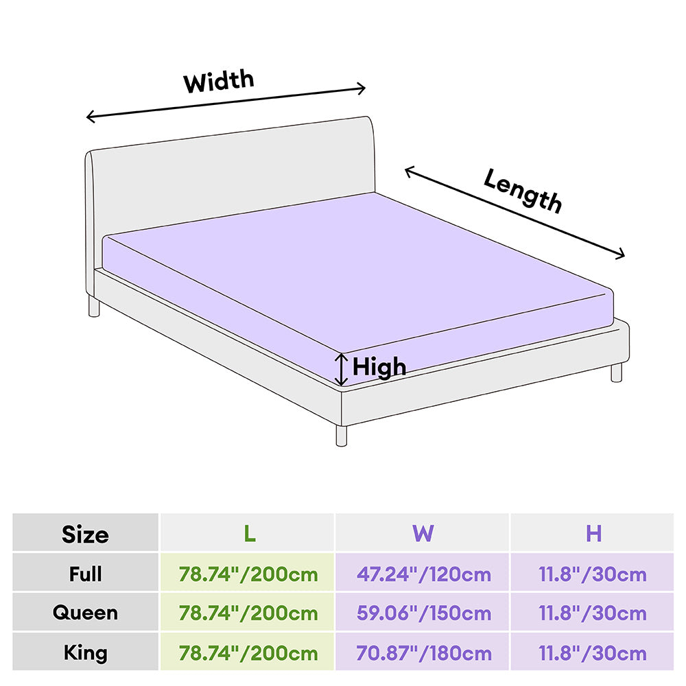 Plush Ribbed Bolster Fitted Sheet Mattress Cover - Cozy Nest