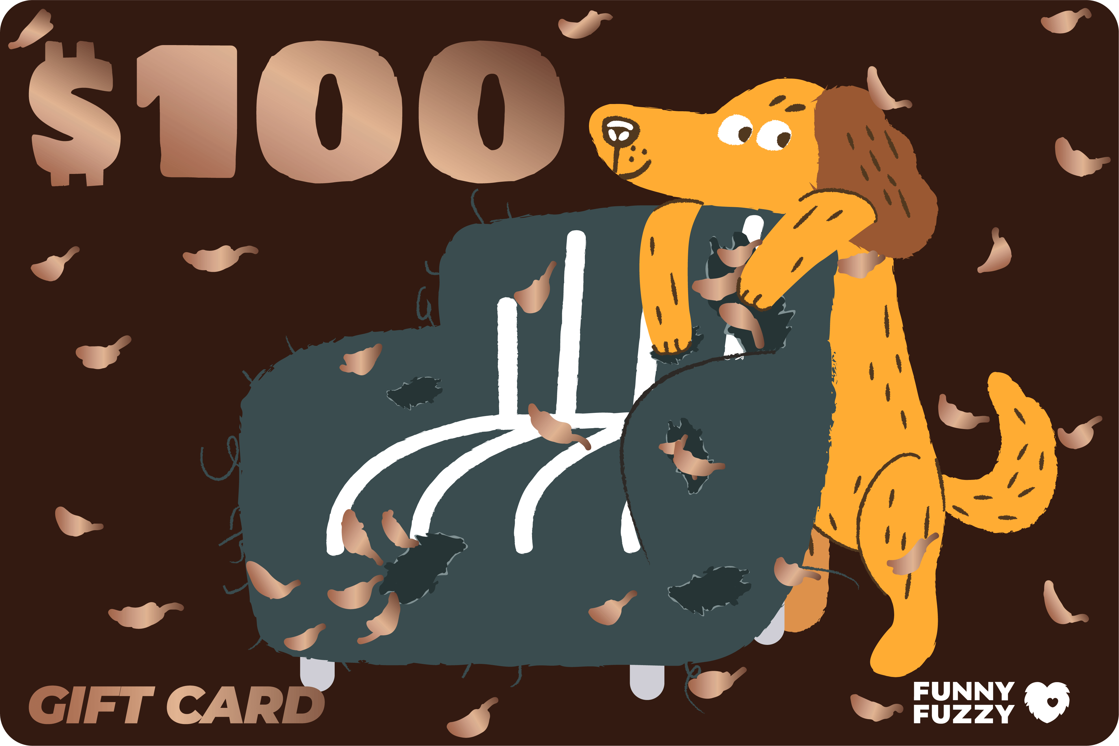 $100 FUNNYFUZZY Gift Card - FUNNYFUZZY