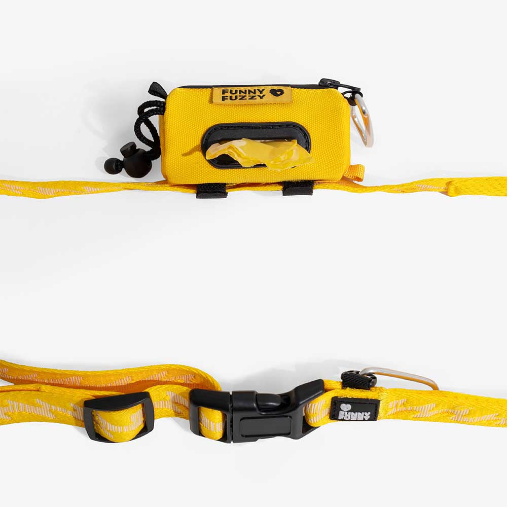 Dispensador de bolsas de caca de correa impermeable FunnyFuzzy - Flexi Walker