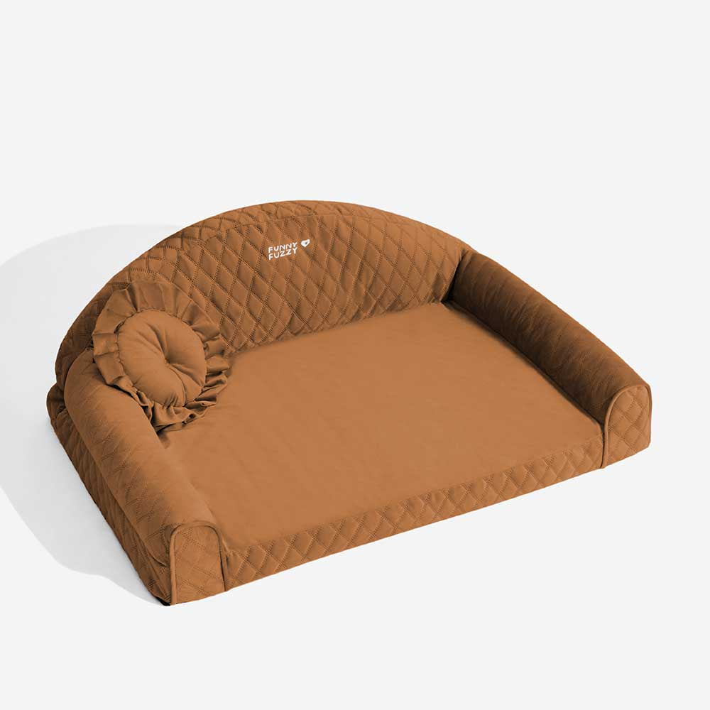 Pinky Cozy Indoor Sofa Calming Cat Bed - Princess Lord