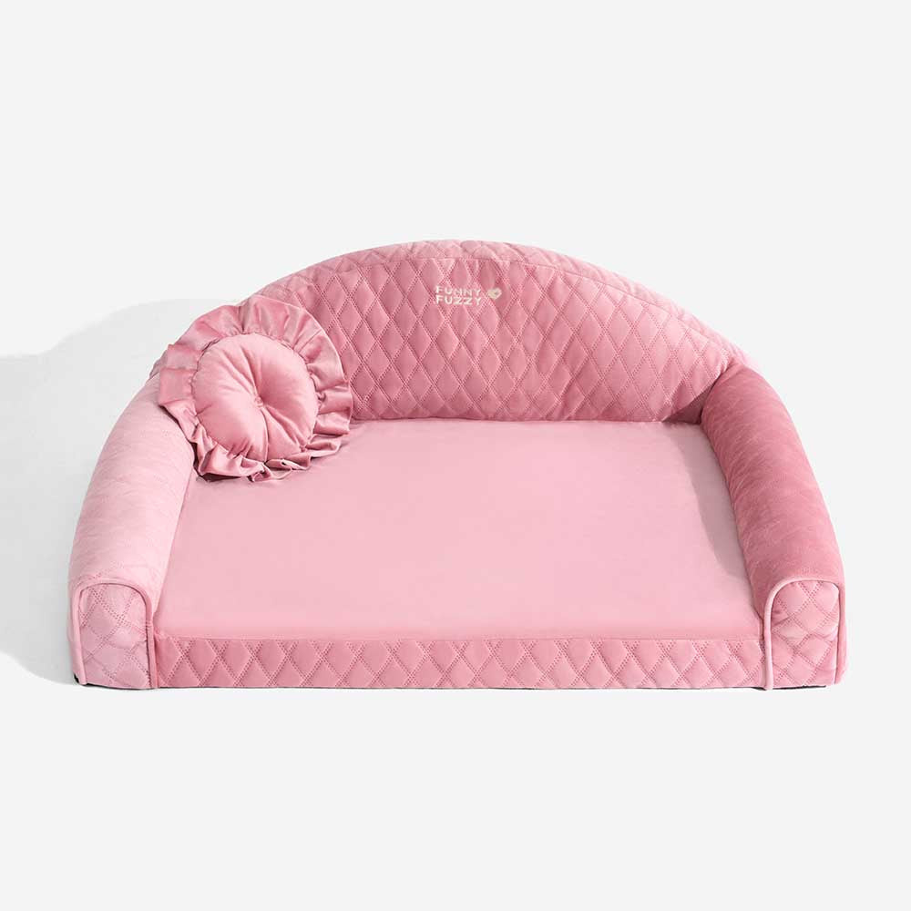 Pinky Cozy Indoor Sofa Calming Cat Bed - Princess Lord