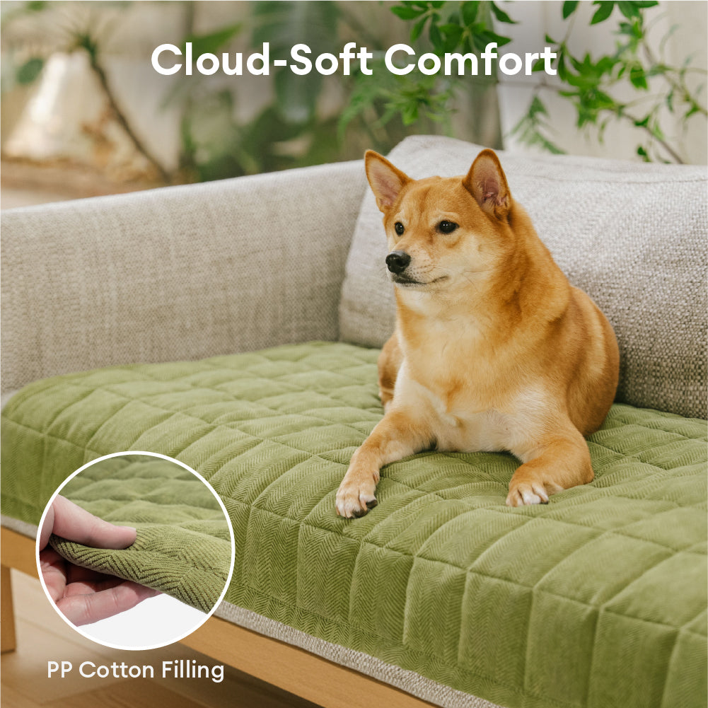 Scratch-proof All-season Stain-resistant Couch Cover Mat - Retro