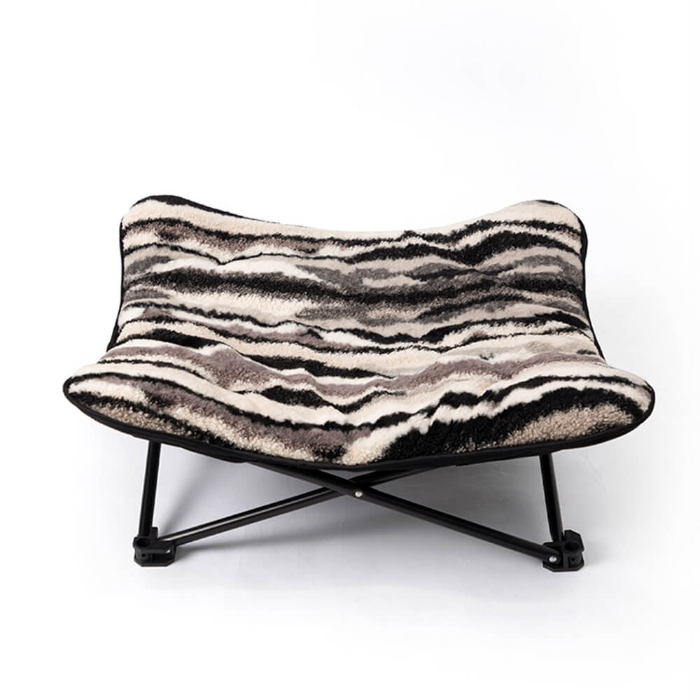 Cama de campamento al aire libre elevado plegable para acampar y gato para acampar y gato