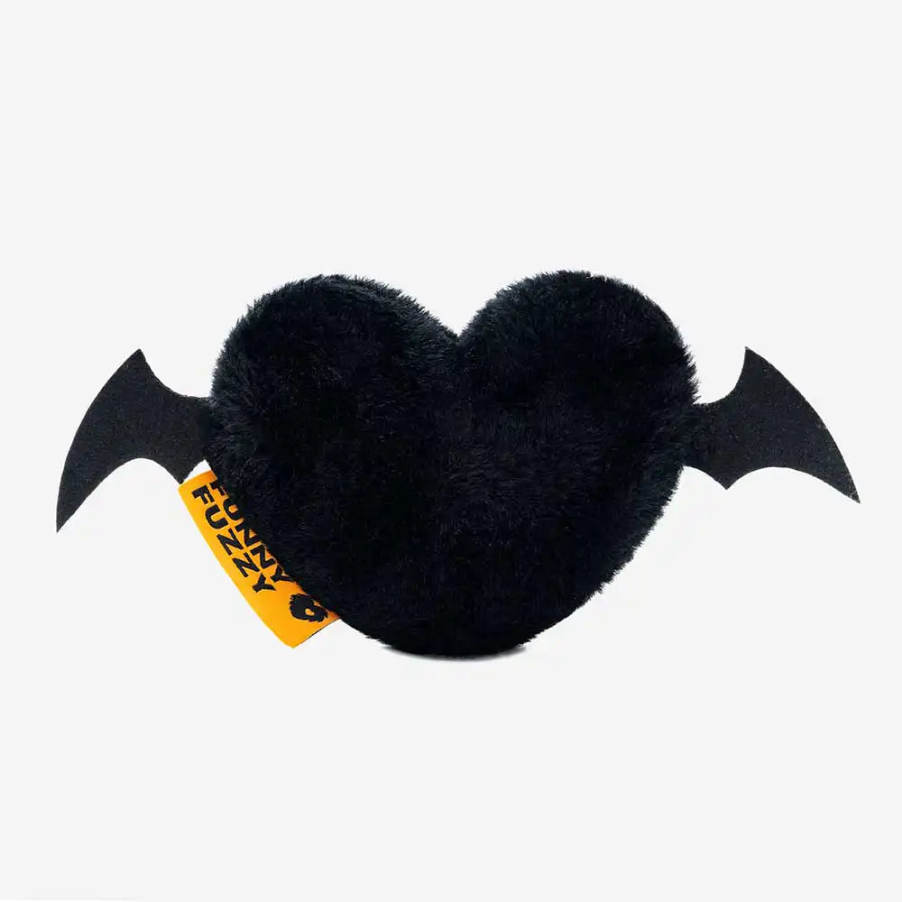 Halloween Plush Squeaky Dog Toy - Bat Heart