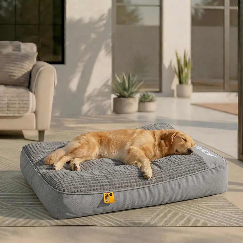 Large Outdoor Scratch-resistant Spine Protection Dog Cushion Bed