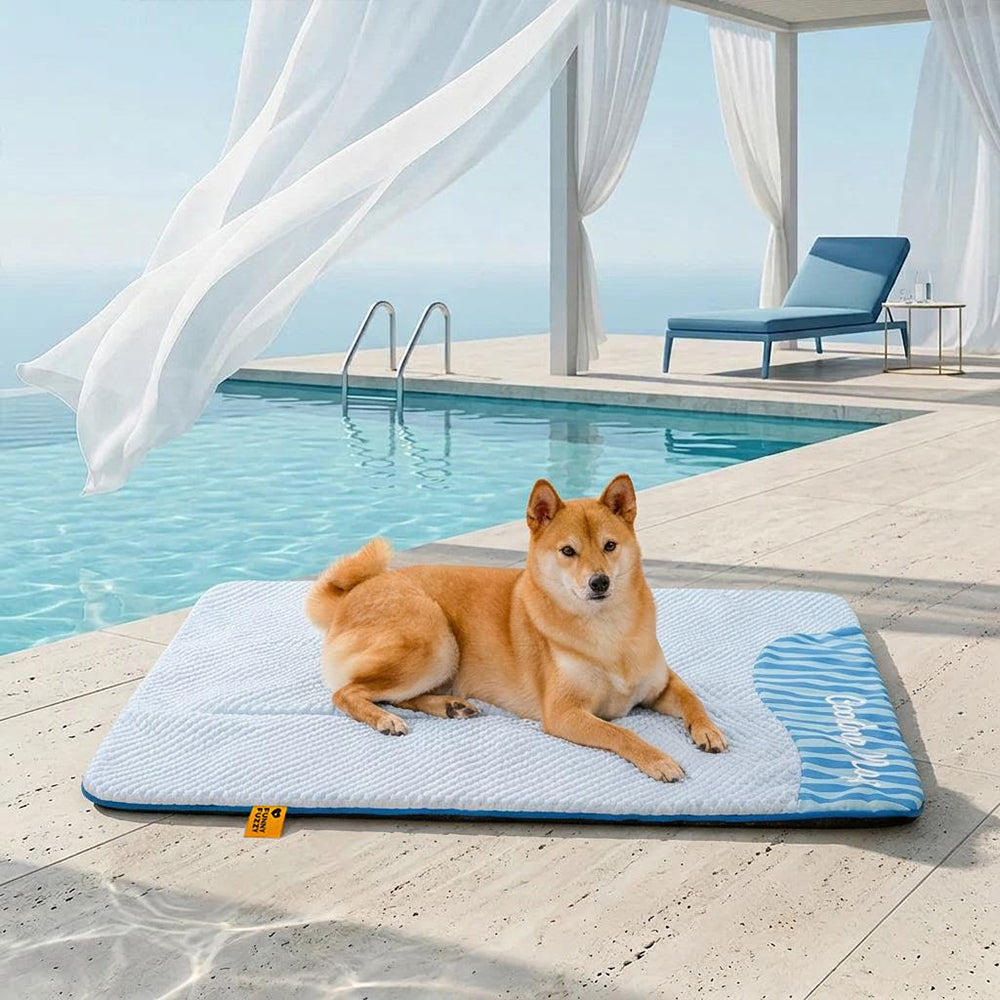 Estera para perros sin deslizamiento de enfriamiento grande - siesta de enfriamiento