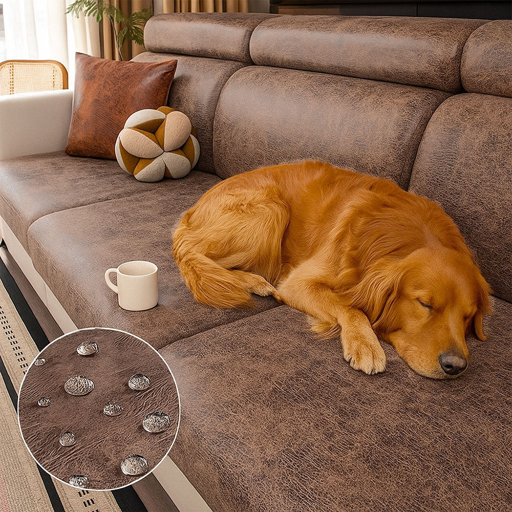 Vintage Water-repellent Silky Polyester Stretch Magic Couch Cover