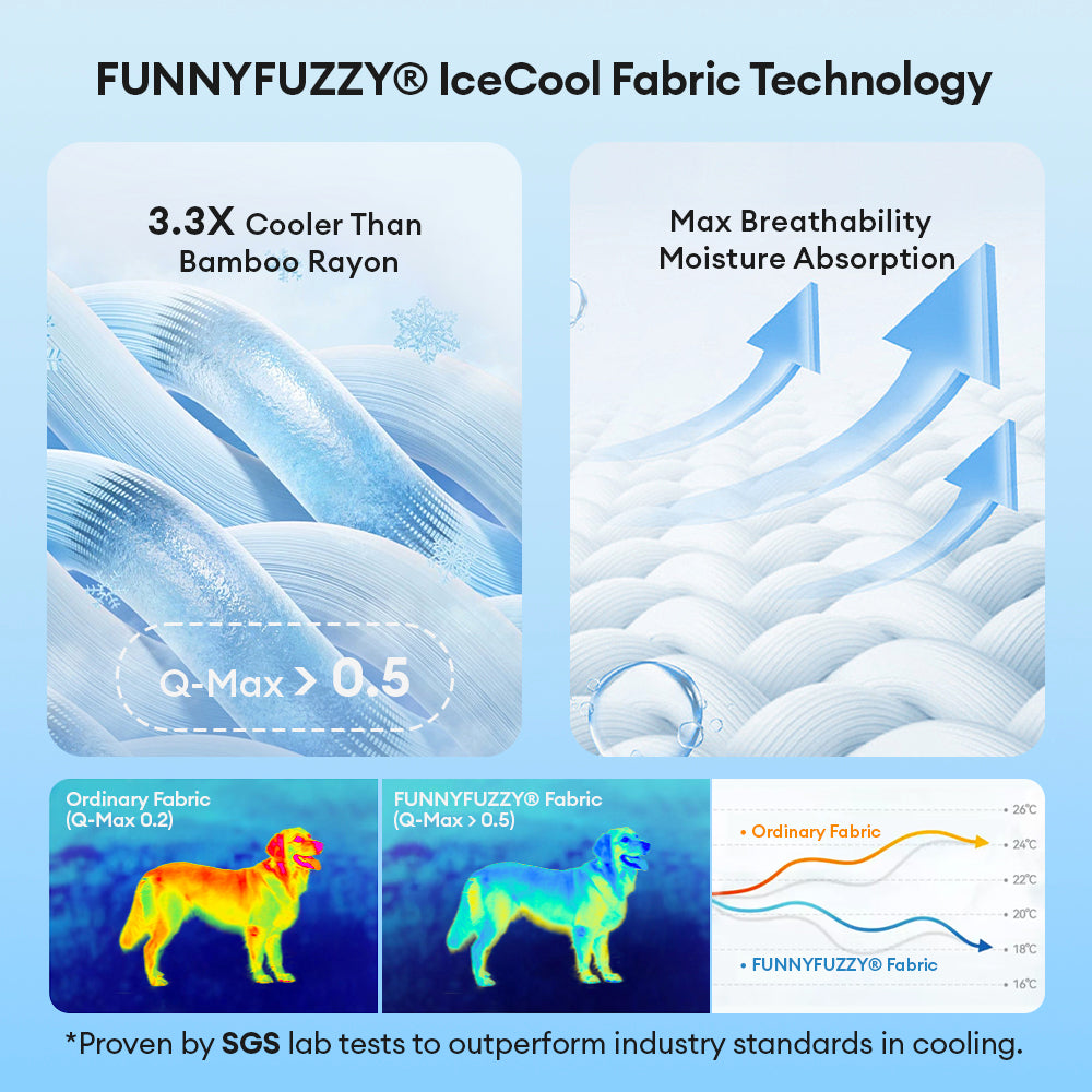 Breathable Cooling Elevated Dog Bed With Cooling Mat