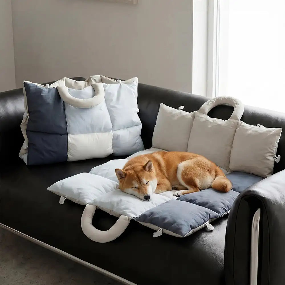 2 In 1 Multifunctional Water-Repellent Pet Mat Puppy Carrier Bag