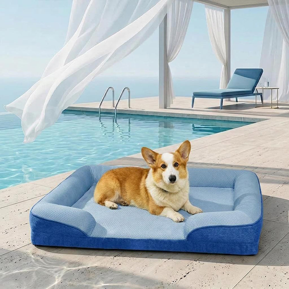 Cooling Orthopedic Washable Large Dog Sofa Bed - Outdoor