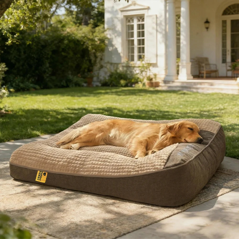 Large Outdoor Scratch-resistant Spine Protection Dog Cushion Bed