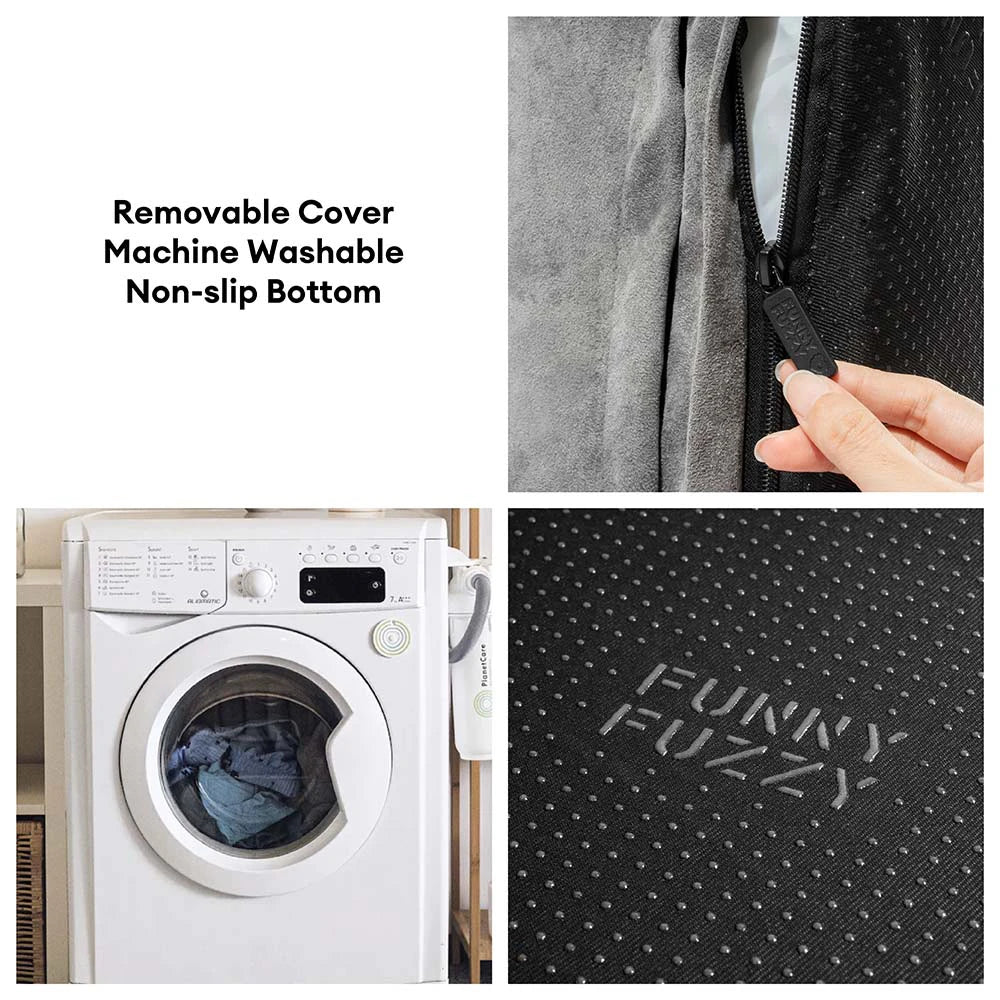 Fluffy Plush Orthopedic Washable Bolster Dog Bed - ComfyPaws