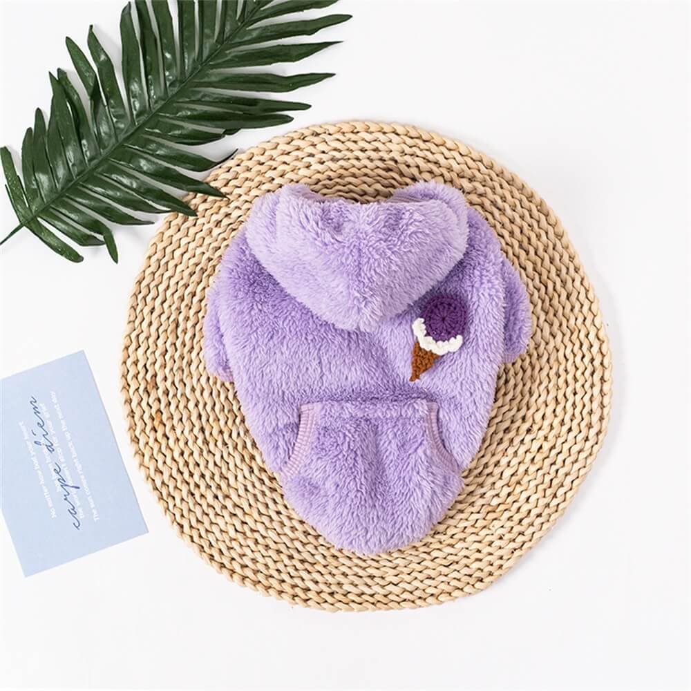Sweat à capuche pour chien adorable et confortable – Parfait pour les câlins d’hiver