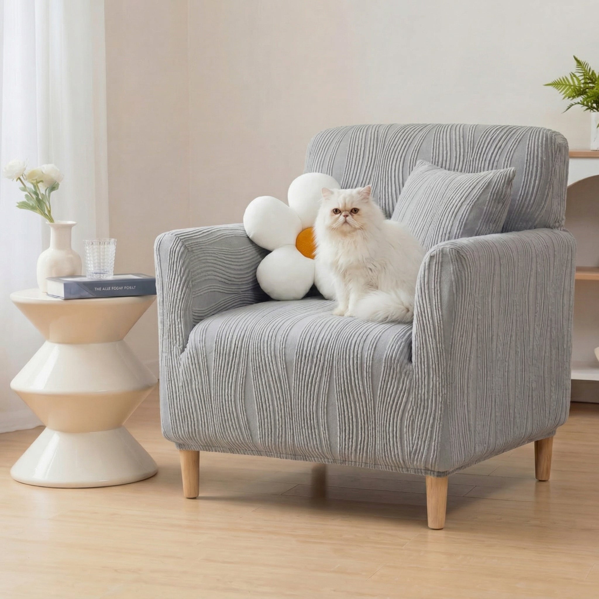 Jacquard STRING Cubierta de sofá de cobertura completa