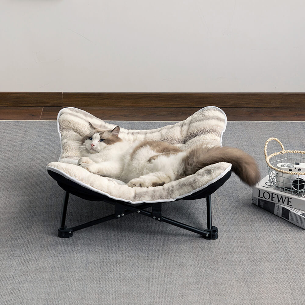 Cama de campamento al aire libre elevado plegable para acampar y gato para acampar y gato