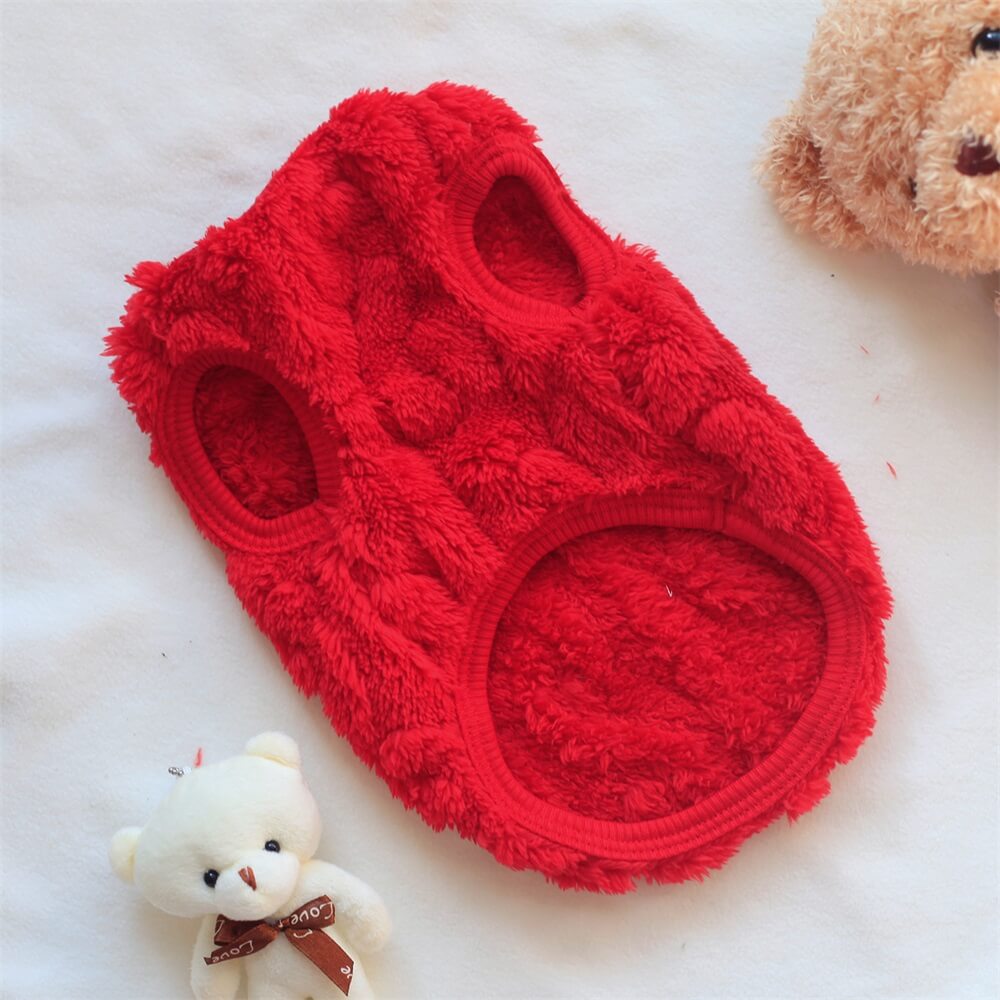 Suéter polar acogedor y afelpado para perros: disponible en varios colores <tc>Color</tc>s