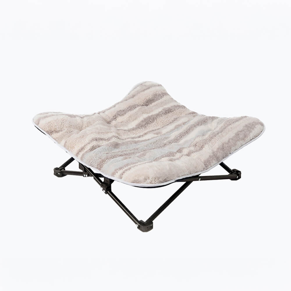 Cama de campamento al aire libre elevado plegable para acampar y gato para acampar y gato