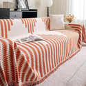 Housse De Canapé Réversible Chenille - Double Face, Lavable, Anti-griffes, Taille 1 Place - 3