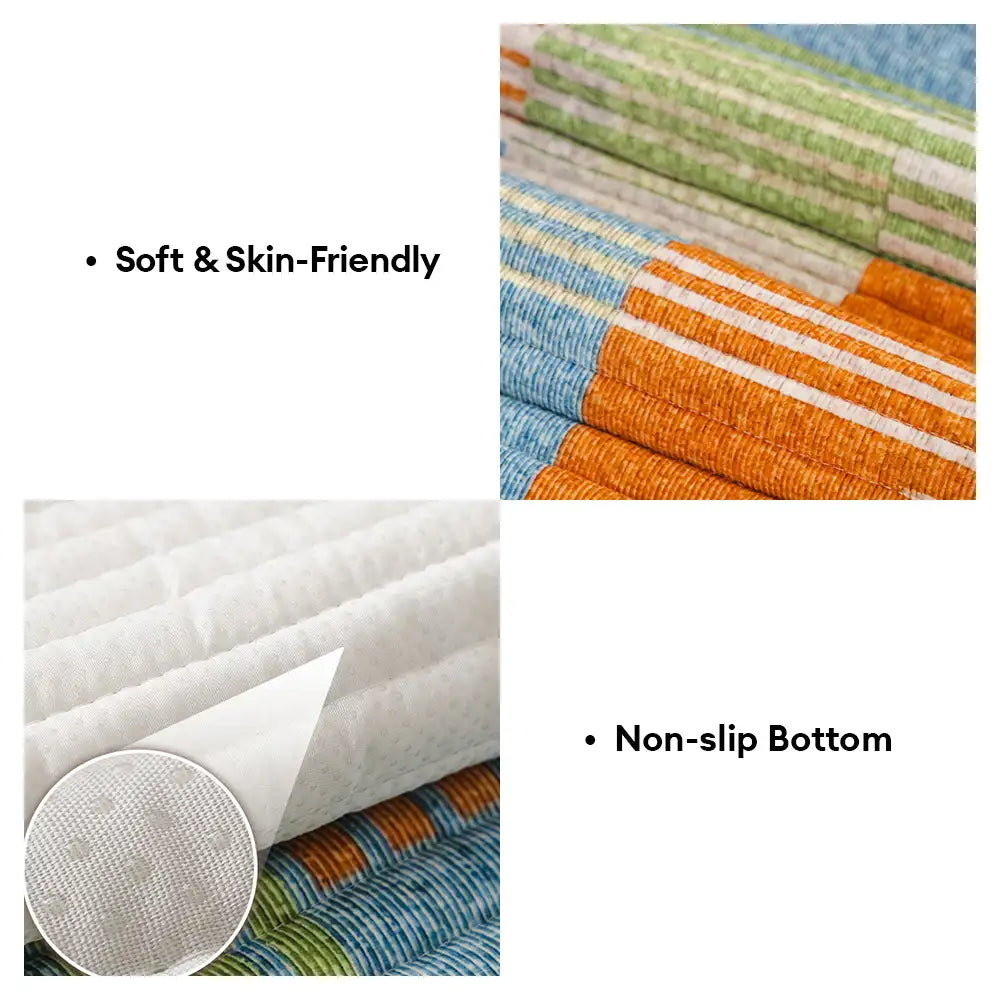Artistic Line Quilted Comfortable Sofa Protection Non-Slip Couch Cover