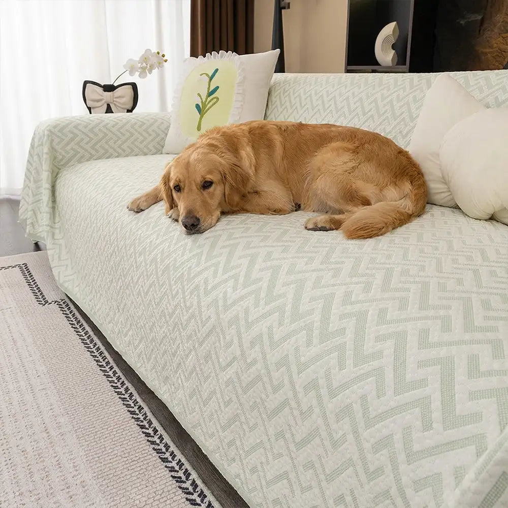 Breathable Cooling Ice Silk Heat-Absorbing Large Sofa Blanket Couch Cover
