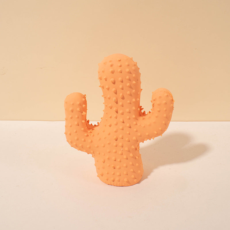 Cactus Shaped Squeaky Dog Toy FunnyFuzzy - Main Image