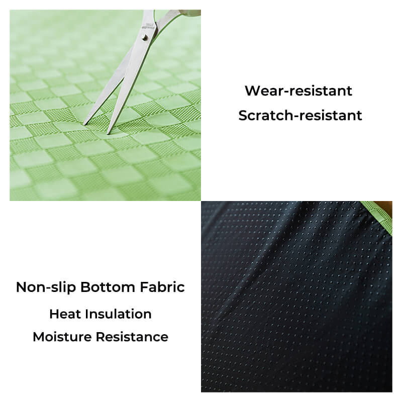 Schachbrett-Kunstleder-Haustierbett, wasserdichtes, kratzfestes Hundebett