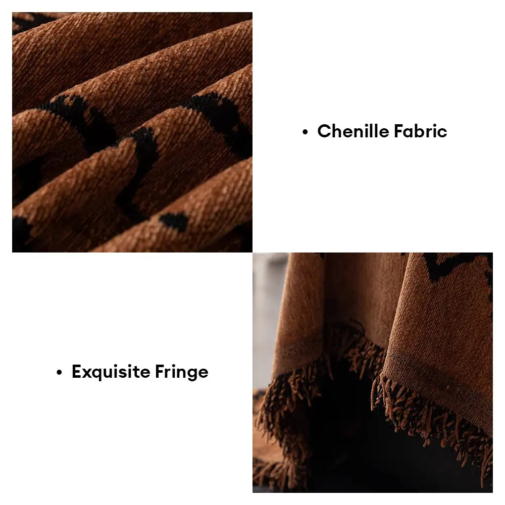 Chenille Retro Durable Scratch-resistant Sofa Protection Couch Cover