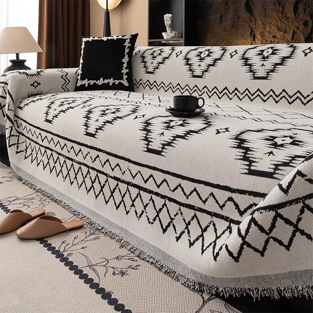 Chenille Retro Durable Scratch-resistant Sofa Protection Couch Cover