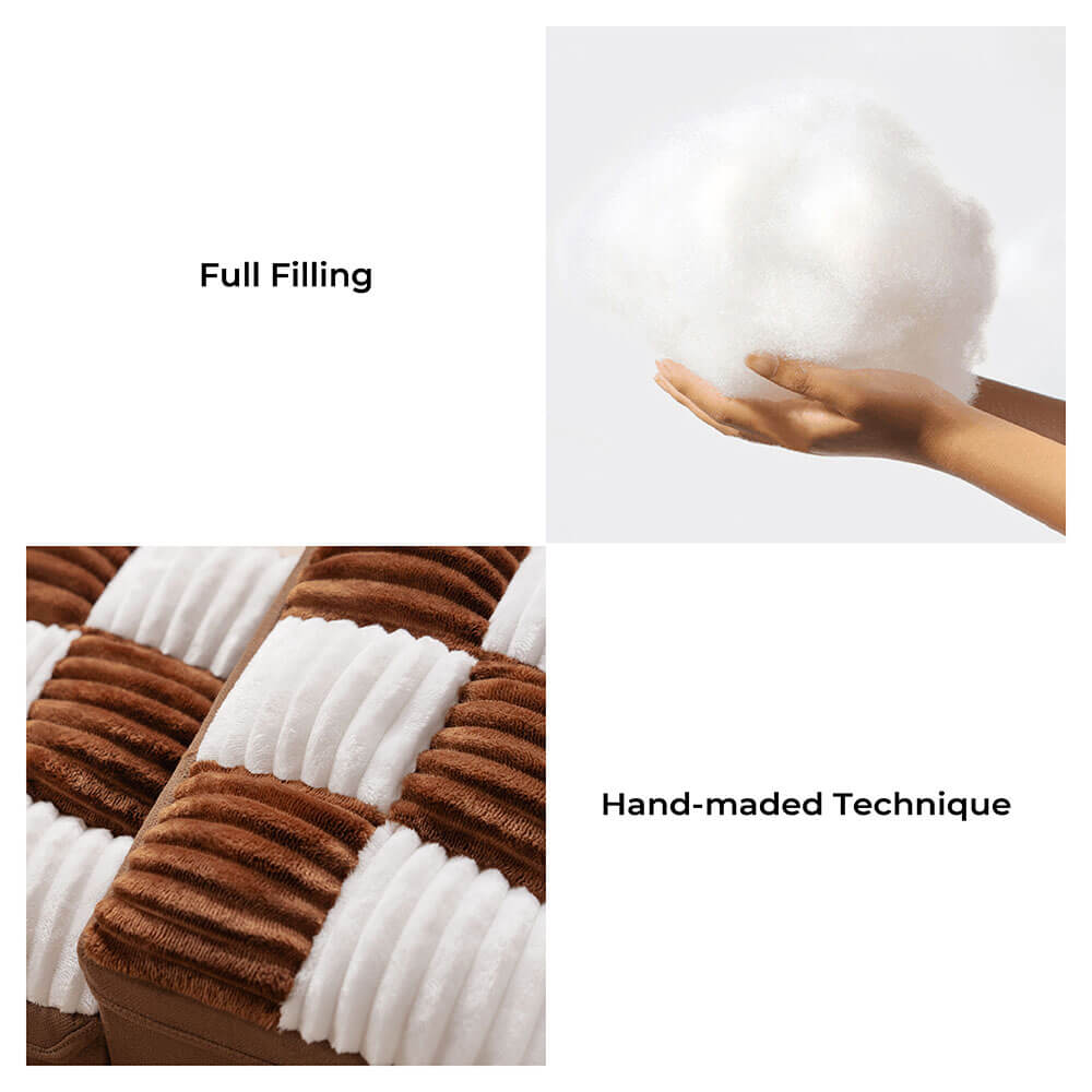 Escaleras para perros artesanales a cuadros con almacenamiento - multifuncional y plegable