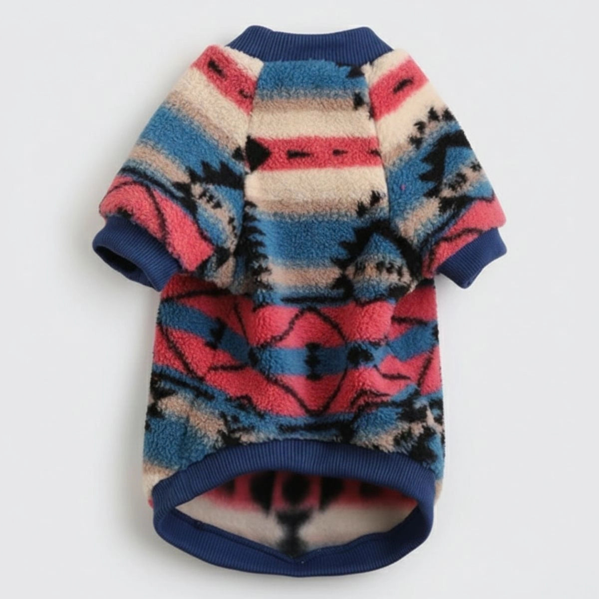 Colorful Striped Dog Sweater - Cozy & Fashionable Winter Wear