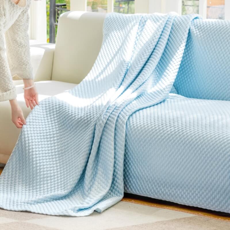 Cooling Ice Silk Breathable Couch Cover Anti-scratch Protector