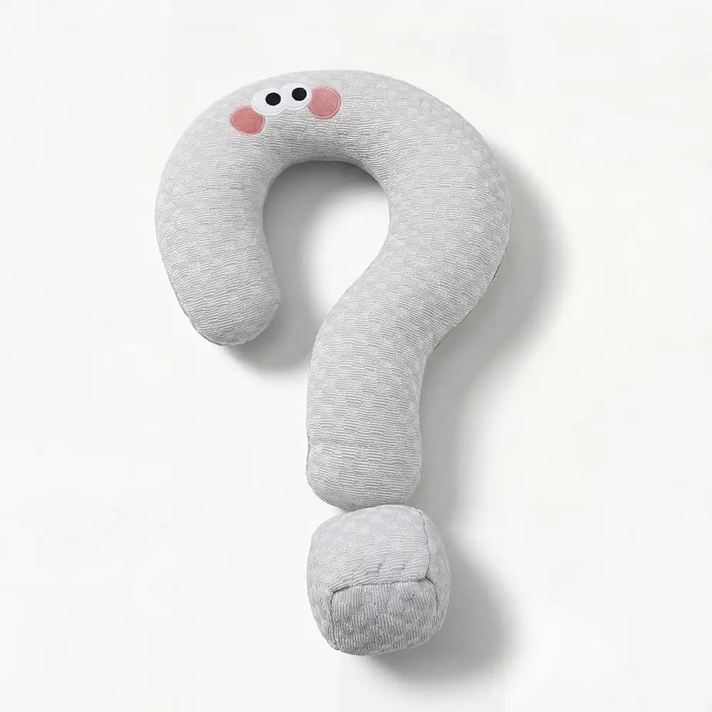Cooling Ice Silk Question Mark Pillow