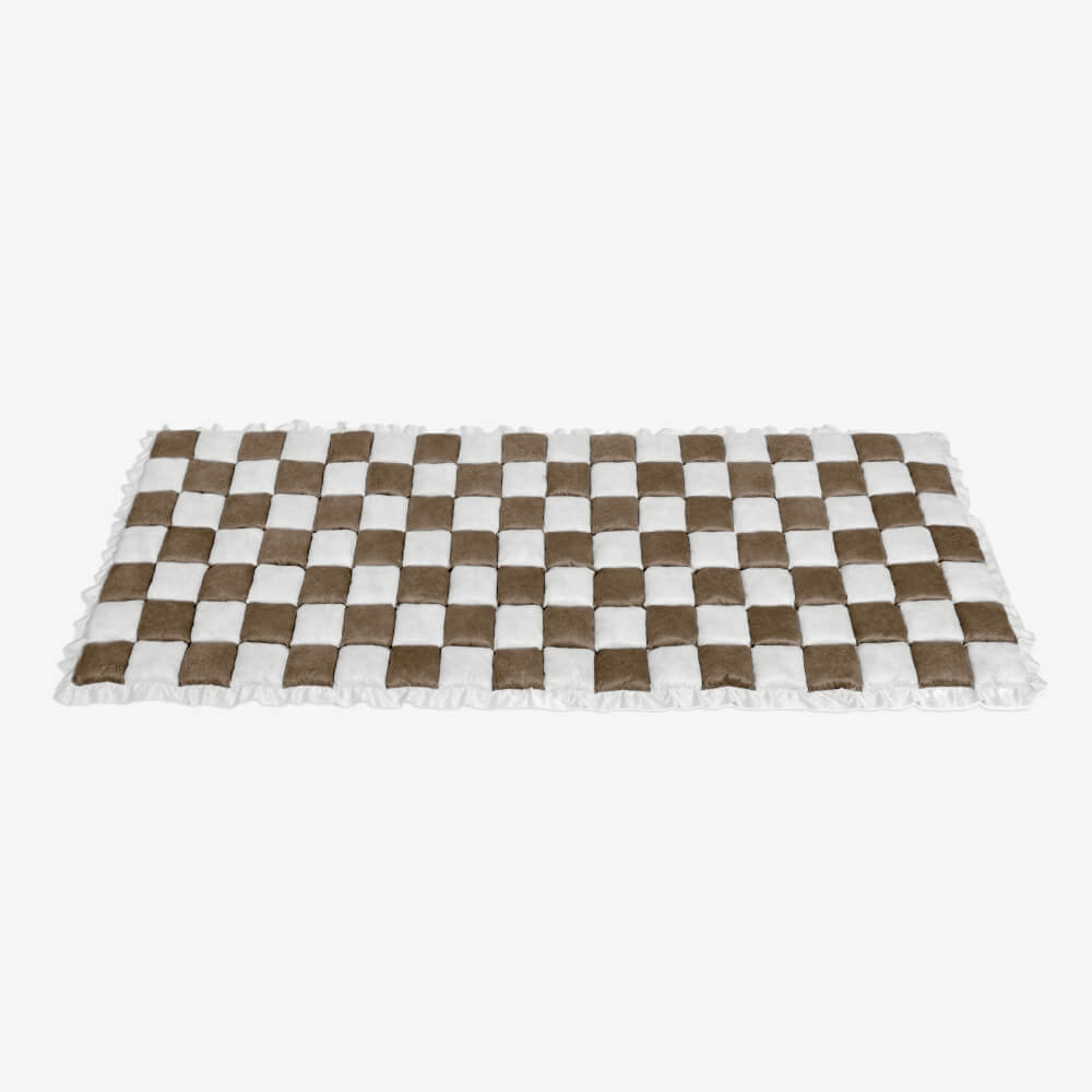 Cozy Plaid Patchwork Pet Mat Furniture Protector Couch Cover