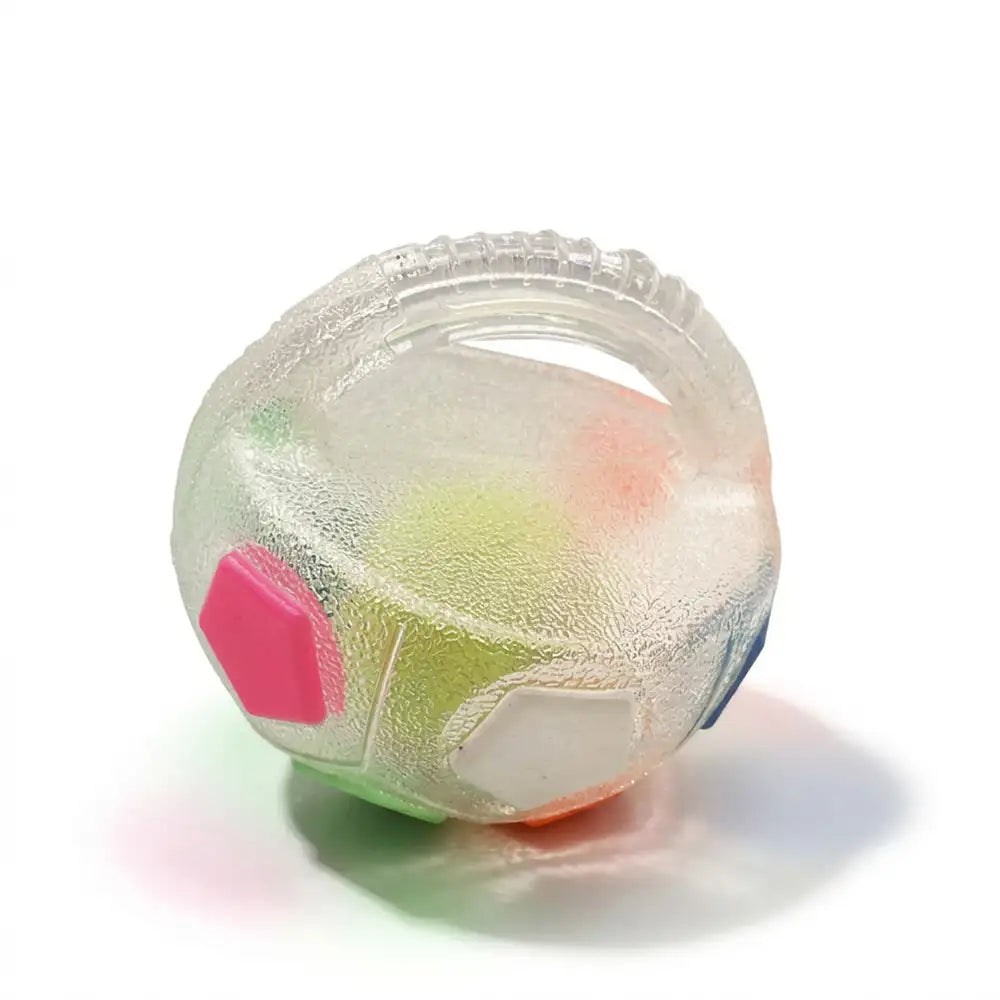 Dog Soccer Ball with Handle Floating Chew Toy