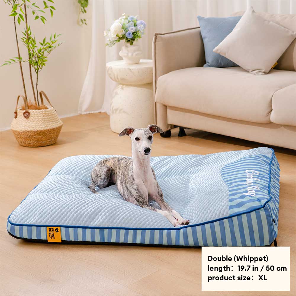 Extra Large Cooling Washable Rectangle Orthopedic Dog Bed - Cooling Nap