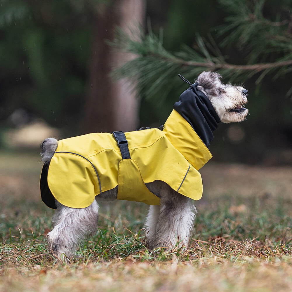 Dog Rain Jacket KOOGAL Dog Jackets For Winter, Reversible Dog Coat