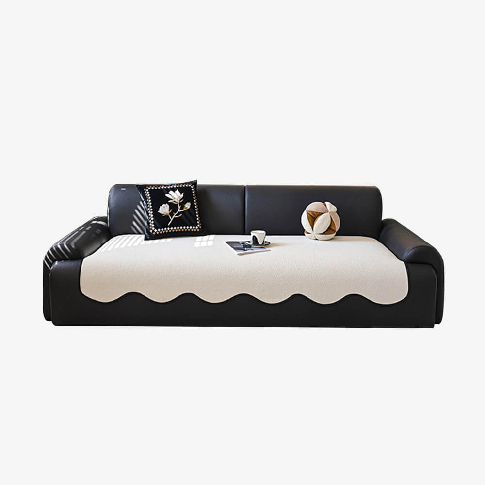 Water-repellent Teddy Fleece Non-Slip Straight Outdoor Couch Cover