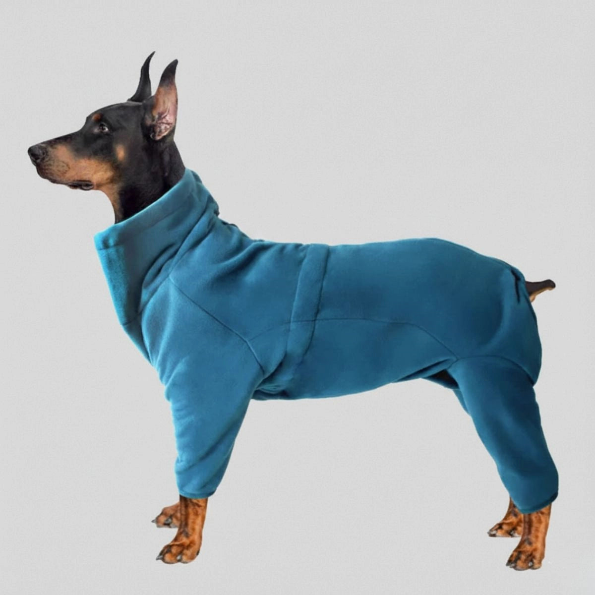 Fleece Dog Suit Cozy and Full-Body Warmth for Cold Weather - Navy Blue / 3XL Fleece Dog Suit Cozy and Full-Body Warmth for Cold Weather - Navy Blue / 3XL