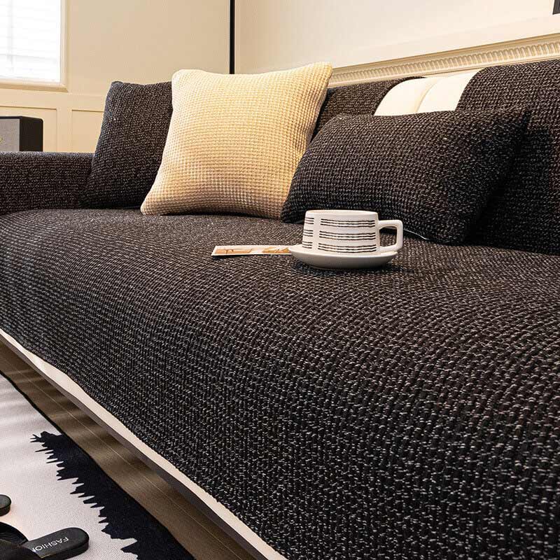 All Seasons Pet-Friendly Anti-Snag Woven Couch Cover