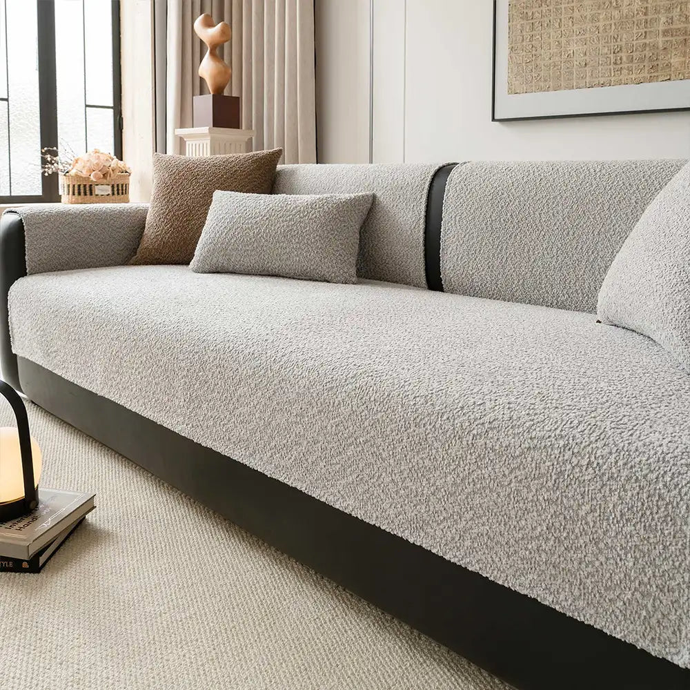 All-Season Breathable Chenille Scratch-Resistant Sofa Protection Outdoor Couch Cover